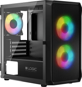 LOGIC PORTOS ARGB MINI USB 3.0 CZARNA OBUDOWA KOMPUTEROWA