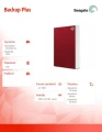 Seagate Dysk Backup Plus 5TB 2,5 STHP5000403 czerwony