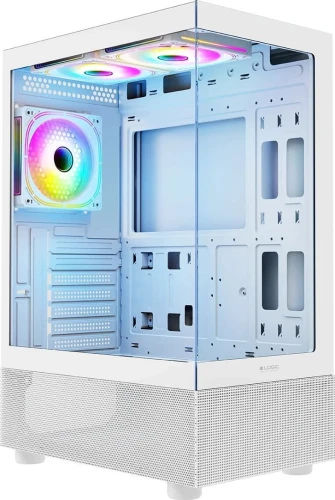 LOGIC LOOK ARGB MIDI USB 3.0x2 USB-Cx1 BIAŁA
