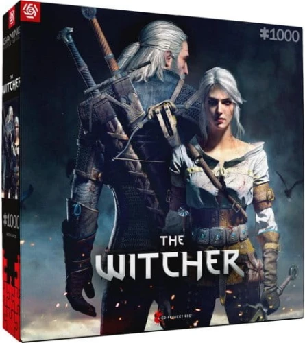 Good Loot FThe Witcher (Wiedźmin): Geralt & Ciri Puzzles 1000