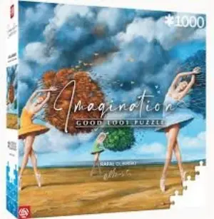 Puzzle Imagination: Rafał Olbiński The Shape of Color Green 1000 elementów