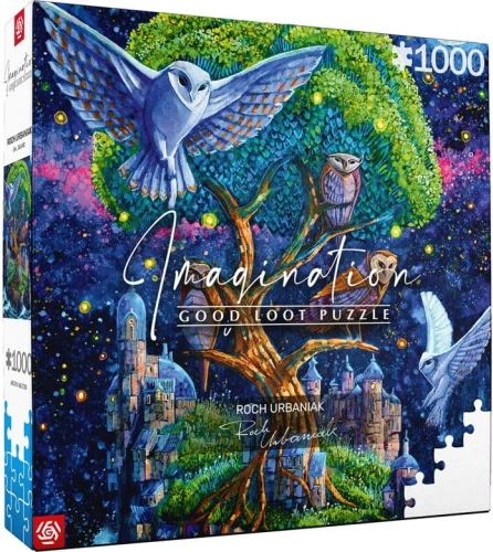 Puzzle Imagination: Roch Urbaniak Owl Island / Wyspa Sów 1000 elementów
