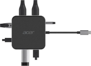 ACER 7 in 1 USB4 8K Multi Display hub HDMI + DP + 2xUSB3.2 + USB C + RJ45 + 3.5mm Audio Port