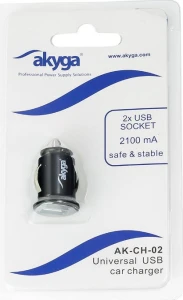 Akyga AK-CH-02 2x USB-A 2.1 A