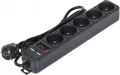 Akyga AK-SP-05U 5 gniazd 1.8 m czarna