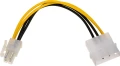 Akyga AK-CA-12 Molex - ATX/EPS 4-pin, 0.15m, Żółty