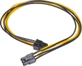 Akyga AK-CA-49 PCIe 6-pin - PCIe 6-pin, 0.4m, Żółty