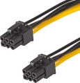 Akyga AK-CA-49 PCIe 6-pin - PCIe 6-pin, 0.4m, Żółty