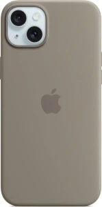 Apple Etui silikonowe z MagSafe do iPhone 15 Plus popielaty brąz