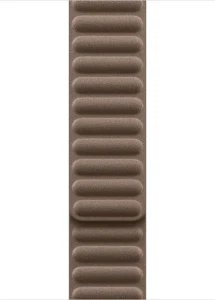 Apple Pasek karbowany magnetyczny w kolorze jasnobeżowym do koperty 45 mm - rozmiar M/L