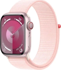 Apple Watch 9 GPS + Cellular 41mm Pink Alu Sport Loop Różowy