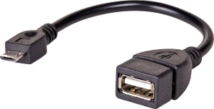 Akyga AK-AD-09 microUSB - USB Czarny
