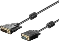 Akyga AK-AV-03 DVI-I - D-Sub (VGA) 1.8m czarny