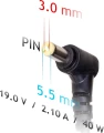 Akyga AK-ND-48 40 W, 3 mm, 2.1 A, 19 V