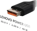 Akyga AK-ND-59 40 W, Slim Tip, 2 A, 20 V