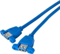Akyga AK-CA-62 2x USB 3.0 A (f) / USB 3.0 19-pin header