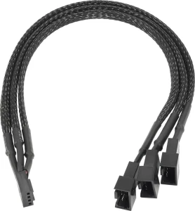 Akyga AK-CA-65 4-pin - 4-pin x3, 0.15m, Czarny