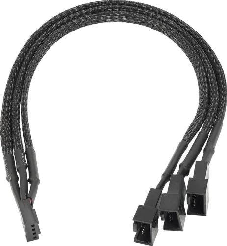 Akyga AK-CA-65 4-pin - 4-pin x3, 0.15m, Czarny