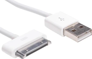 Akyga AK-USB-08 USB-A - Apple 30-Pin 1 m Biały