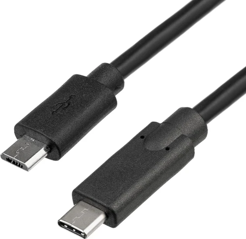 Akyga AK-USB-16 USB-C - microUSB 1 m Czarny