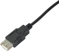 Akyga AK-USB-19 USB-A - USB-A 3 m Czarny