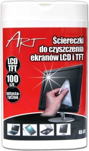 Art Chusteczki nawilżane do ekranów LCD/TFT 100 szt.