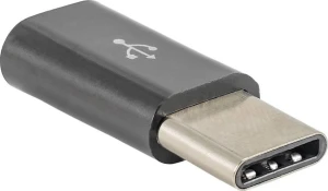Akyga AK-AD-46 USB-C - microUSB Czarny