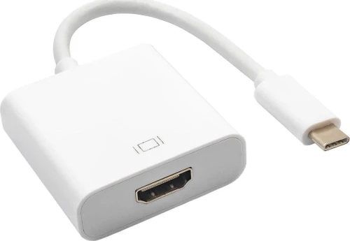 Akyga AK-AD-53 USB-C - HDMI Biały