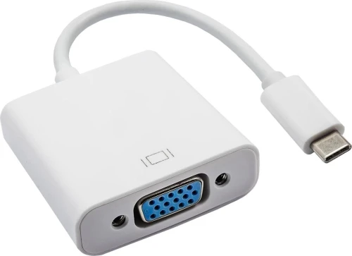 Akyga AK-AD-55 USB-C - VGA Biały