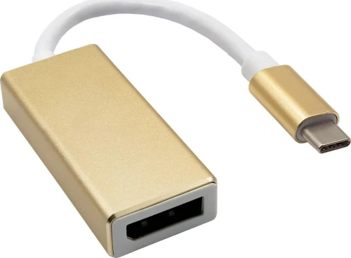 Akyga AK-AD-56 USB-C - DisplayPort Złoty