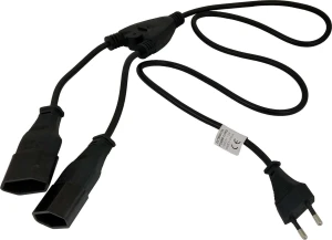 Akyga AK-RD-05A Y przedłużacz CEE 7/16 1.2m kolor czarny
