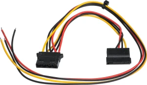 Akyga AK-SC-23 Molex - SATA, 0.4m, Wielokolorowy