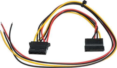 Akyga AK-SC-23 Molex - SATA, 0.4m, Wielokolorowy