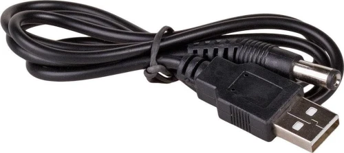 Akyga AK-DC-01 USB-A - DC 5.5 x 2.1 mm 0.8 m Czarny