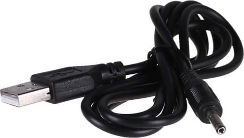 Akyga AK-DC-03  USB-A - DC 3.5 x 1.35 mm 0.8 m Czarny