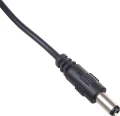 Akyga AK-DC-04 USB-A - DC 5.5 x 2.5 mm 0.8 m Czarny