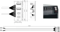 Akyga AK-CA-74 Frontowy panel USB 2.0 65mm
