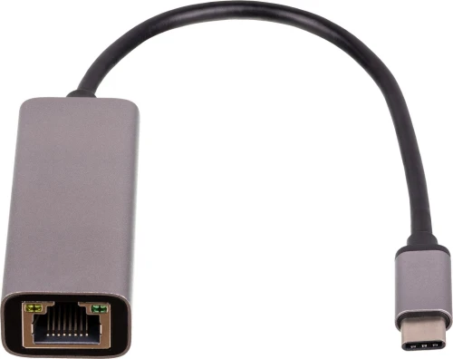 Akyga AK-AD-65 USB-C - RJ45 Szary
