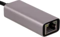 Akyga AK-AD-65 USB-C - RJ45 Szary