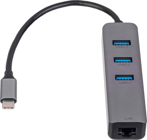 Akyga AK-AD-66 1x RJ-45 + 3x USB-A 3.0