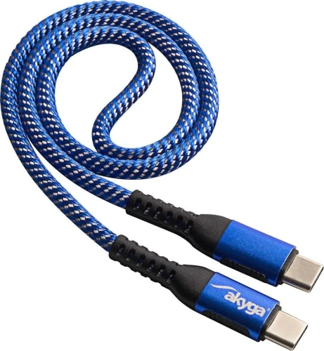 Akyga AK-USB-36 USB-C - USB-C 0.5 m Niebieski