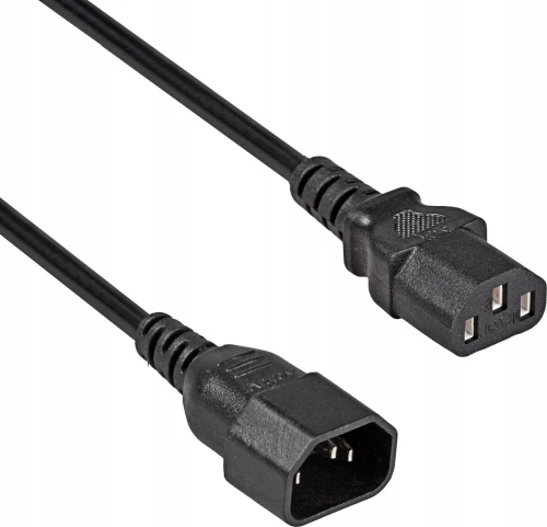 Akyga  AK-PC-07C przedłużacz CU IEC C13 / C14 3m