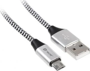 Tracer USB-A - microUSB 1 m Czarny