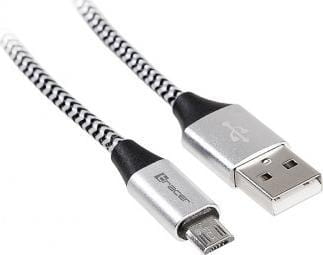 Tracer USB-A - microUSB 1 m Czarny