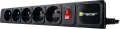 Tracer PowerGear przeciwprzepięciowa 5 gniazd 1.5 m czarna