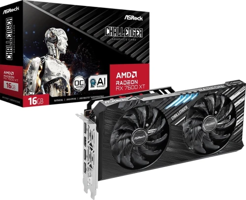 ASRock Radeon RX 7600 XT Challenger OC 16GB GDDR6