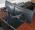 Art Uchwyt biurkowy na 2 monitory 13" - 27"
