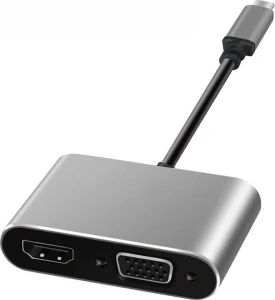 Art ADAPTER USB-C / HDMI żeński 4K 30Hz + SVGA 15pin żeński  ART oem