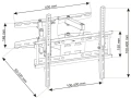 Art Uchwyt ścienny UX150 23'' - 60''