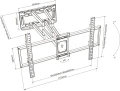 Art UCHWYT DO TV LCD/LED 50-120" 150KG AR-91XXL